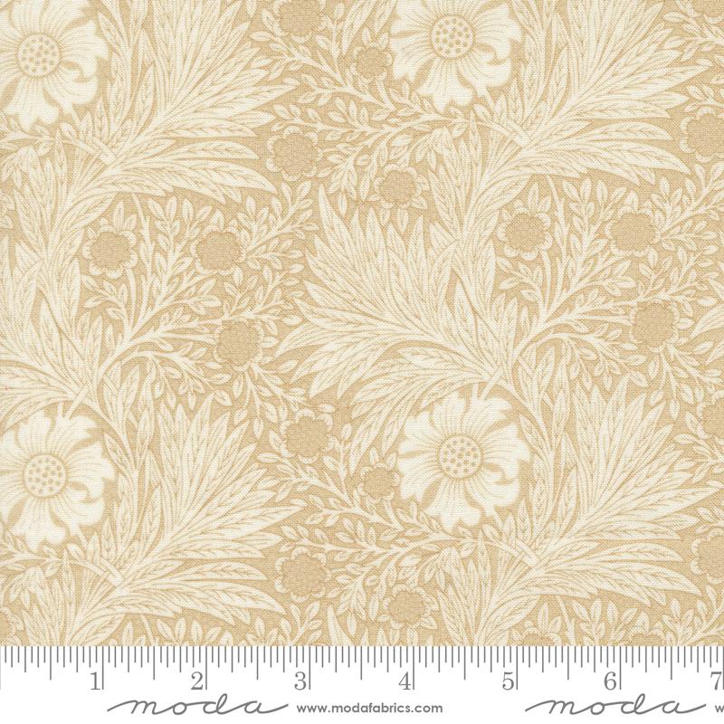 Larkspur & Linen Linen morris marigolds fabric by Fig Tree & Co. for Moda, 35451 15