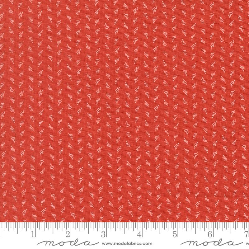Larkspur & Linen Pomegranate tiny twigs fabric by Fig Tree & Co. for Moda, 35458 23
