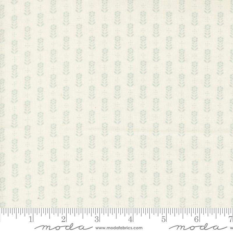 Larkspur & Linen Sky folk flowers fabric by Fig Tree & Co. for Moda, 35457 32