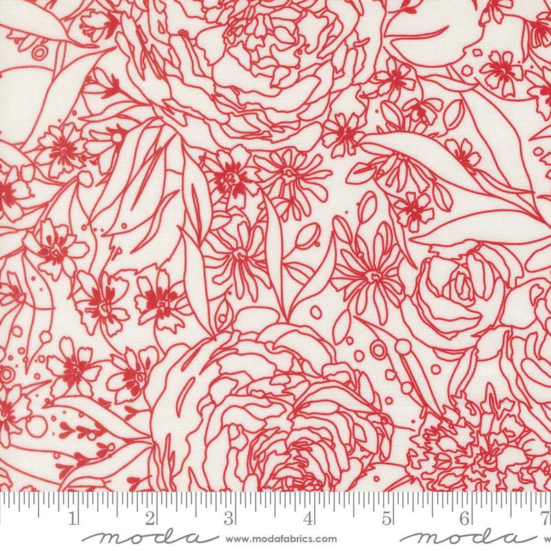 Little Lovelies Cloud amora flora fabric by Create Joy Project for Moda, 39890 11