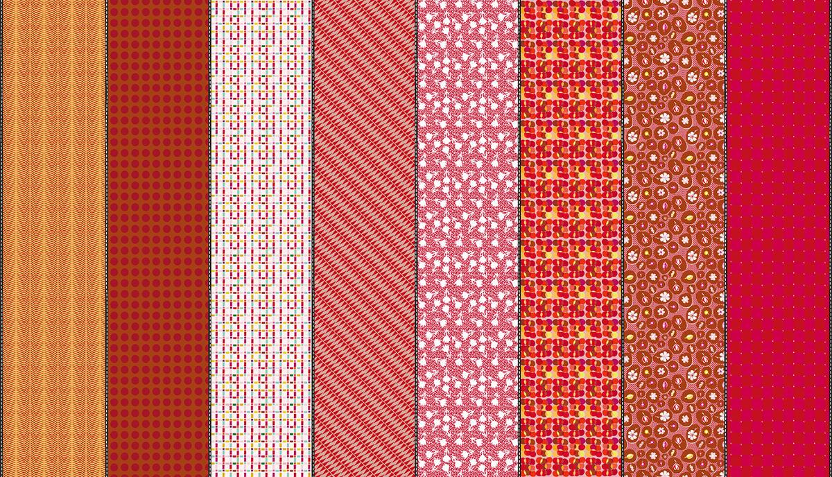 Lollie Jar Red lollies fabric by Jen Kingwell for Moda, 18276 11