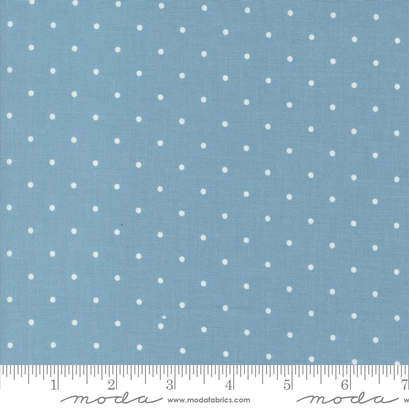Magic Dot Sky light blue dot blender fabric by Lella Boutique for Moda, 5230 43