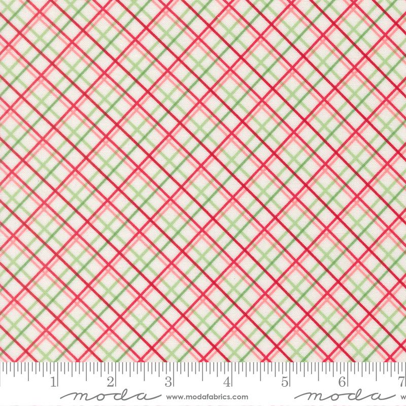 Merrily On High Snow plaid fabric by Sweetfire Road for Moda, 43215 11