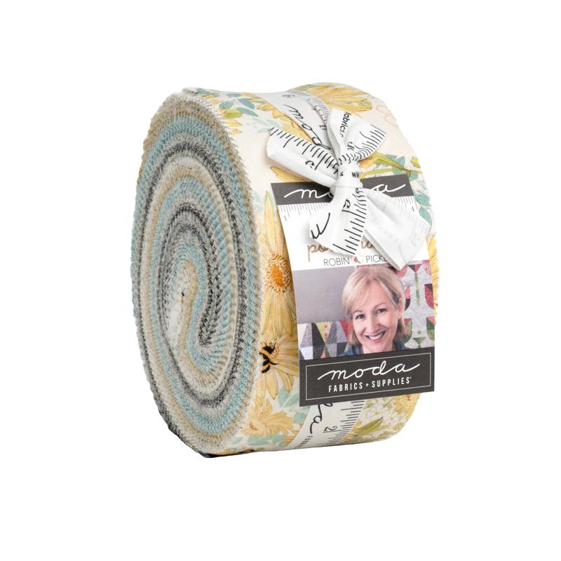 Pollinators jelly roll of 40 2.5-inch precut strips by Robin Pickens for Moda