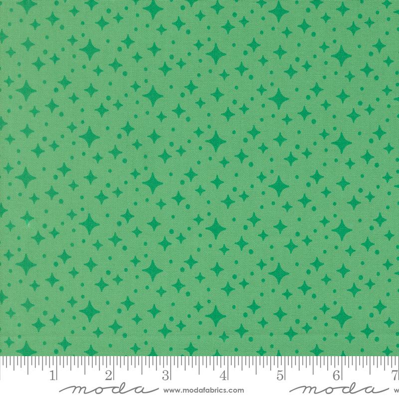 Popcorn Jade starlight fabric by Elizabeth Hartman for Moda, 51284 28