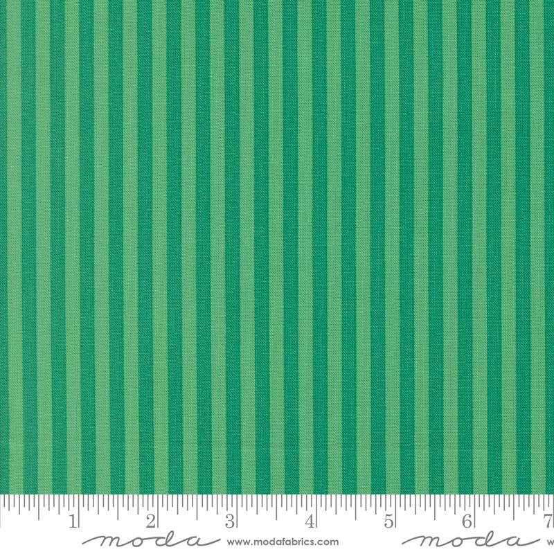 Popcorn Jade stripes fabric by Elizabeth Hartman for Moda, 51283 28