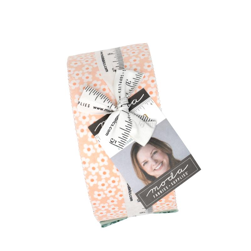 Popcorn jelly roll of 40 2.5-inch precut strips by Elizabeth Hartman for Moda