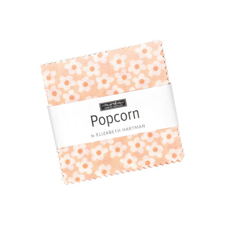 Popcorn mini charm of 42 2.5-inch precut squares by Elizabeth Hartman for Moda