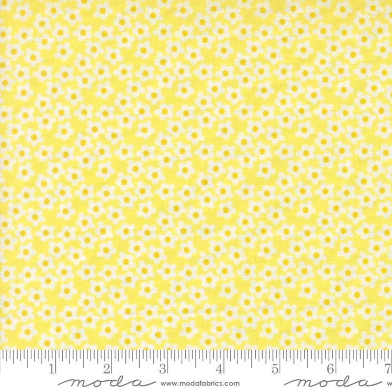 Popcorn Sunshine popcorn flowers fabric by Elizabeth Hartman for Moda, 51282 22