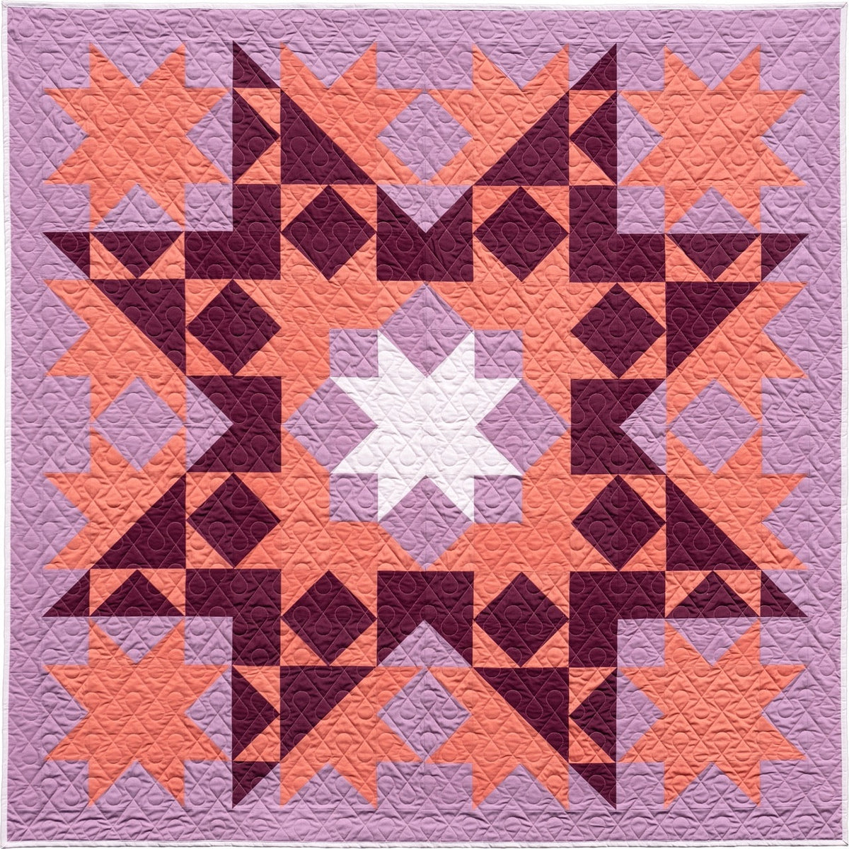 Sawtooth Starshine quilt pattern by In the Light Quilts, front cover