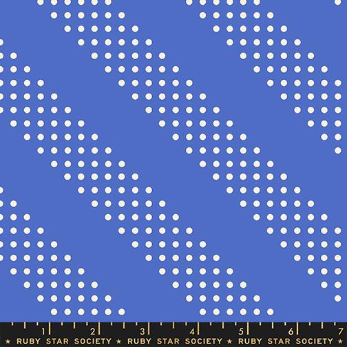 Sidekicks Royal Blue dottie fabric by Rashida Coleman-Hale, RS5219 49