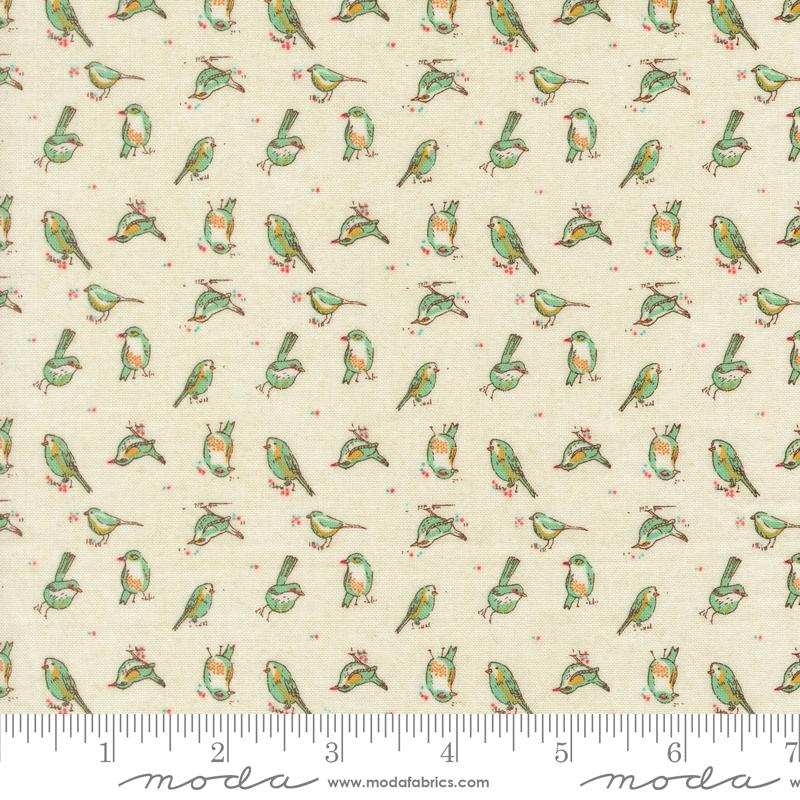 Sorrel Cream orlo birdie fabric by BasicGrey for Moda, 30793 11