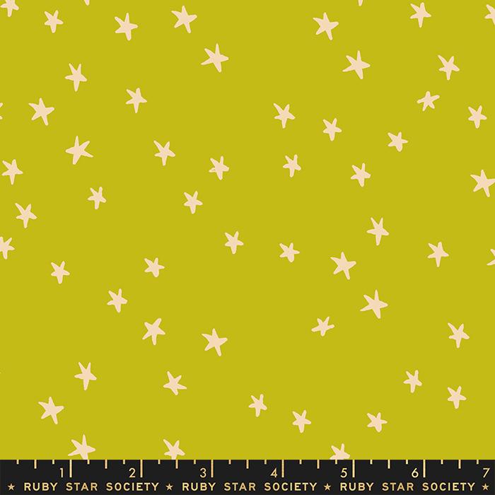 Starry Pistachio star print fabric by Alexia Abegg for Ruby Star Society, RS4109 37