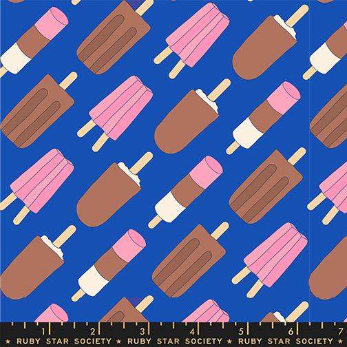 Sugar Cone 2 Blue Ribbon ice pops fabric by Kimberly Kight for Ruby Star Society, RS3110 14