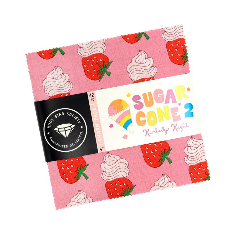 Sugar Cone 2 charm pack of 42 5-inch precut squares by Kimberly Kight for Ruby Star Society