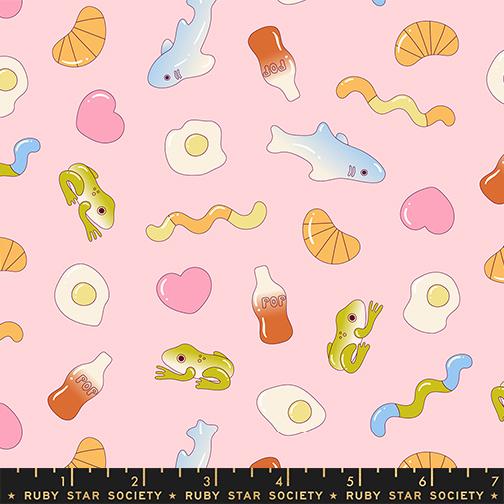 Sugar Cone 2 Cotton Candy gummies fabric by Kimberly Kight for Ruby Star Society, RS3109 11