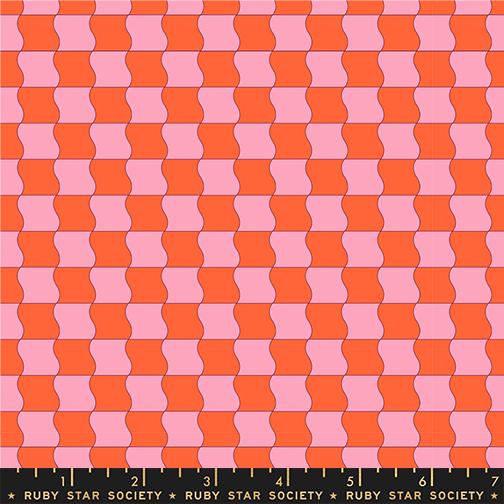 Sugar Cone 2 Florida wavy check fabric by Kimberly Kight for Ruby Star Society, RS3114 13