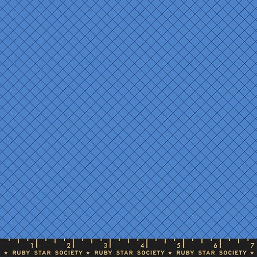 Sugar Cone 2 Royal Blue grid on point fabric by Kimberly Kight for Ruby Star Society, RS3115 18