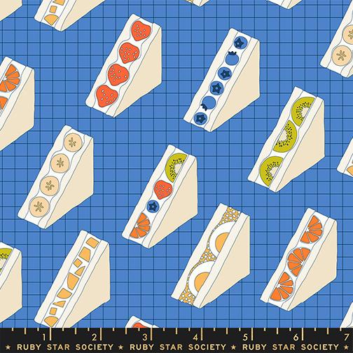 Sugar Cone 2 Royal Blue sandos fabric by Kimberly Kight for Ruby Star Society, RS3107 14