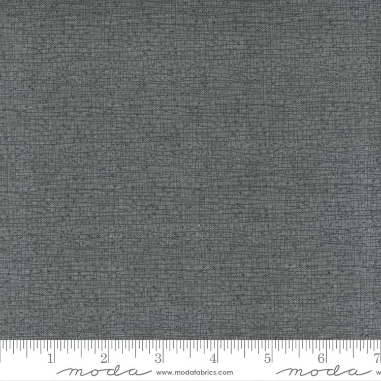 Thatched Dark Pewter woven texture fabric by Robin Pickens for Moda, 48626 165