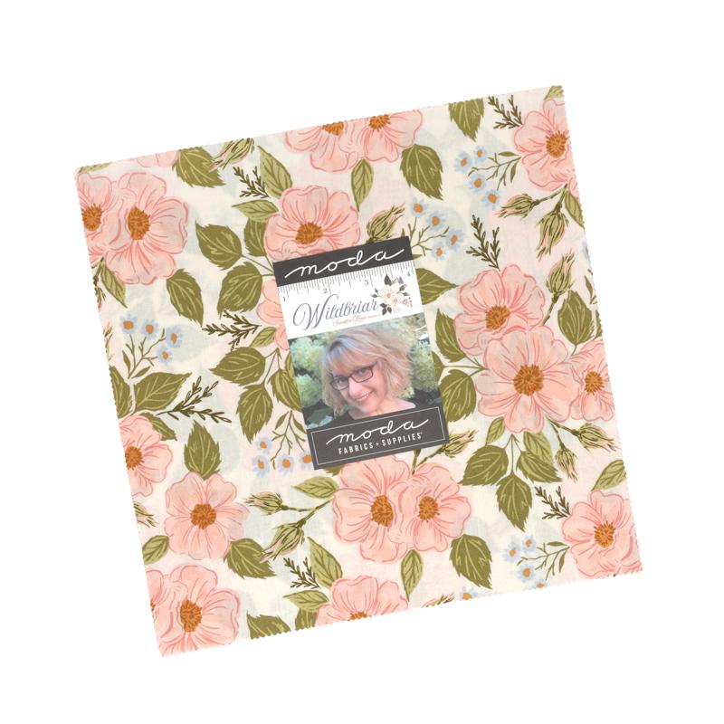 Wildbriar layer cake of 10-inch precut squares by Sweetfire Road for Moda