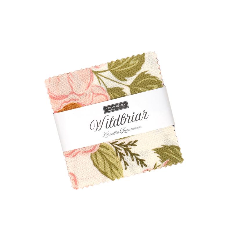 Wildbriar mini charm of 2.5-inch precut squares by Sweetfire Road for Moda