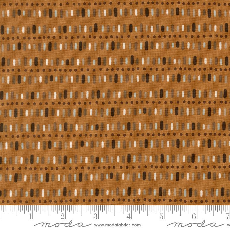 Wildly Cute Safari Golden stripes fabric by Elena Amo for Moda, 39087 16