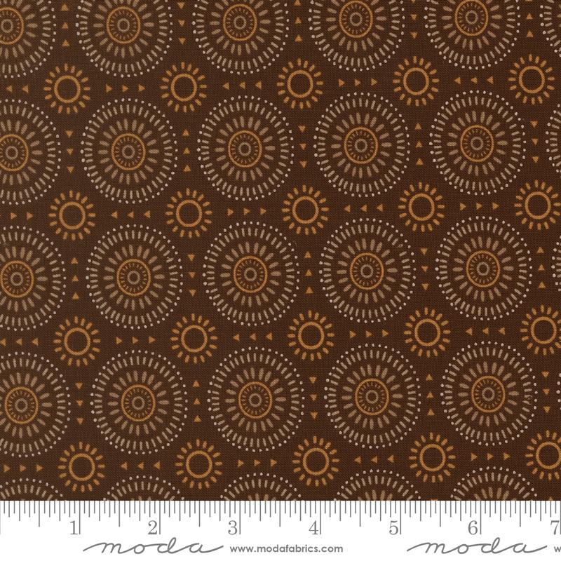 Wildly Cute Safari Soil sunshine fabric by Elena Amo for Moda, 39083 17